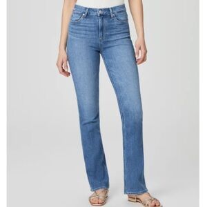 PAIGE Laurel Canyon Flared Jeans in Bellflower - 25 Petite